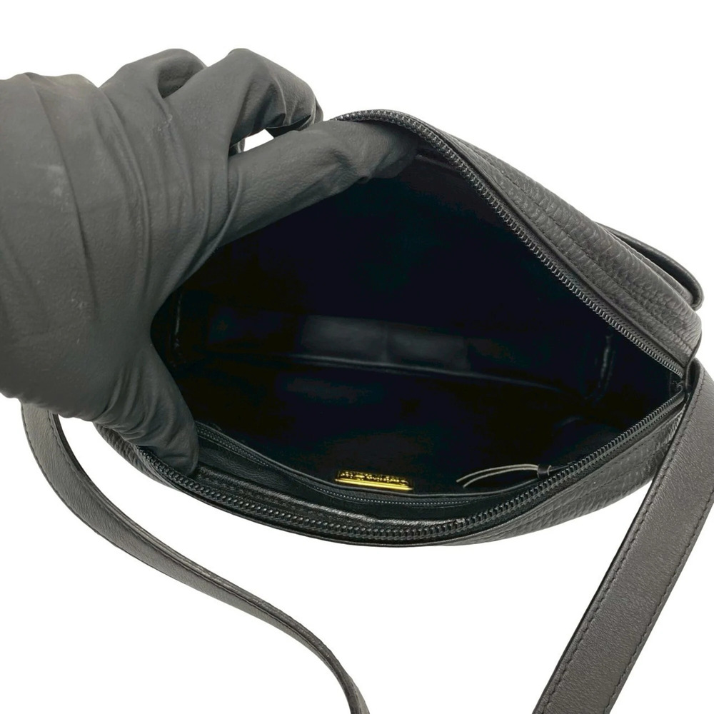 CHRISTIAN DIOR Vintage Black Leather Shoulder Bag - Picture 9 of 10
